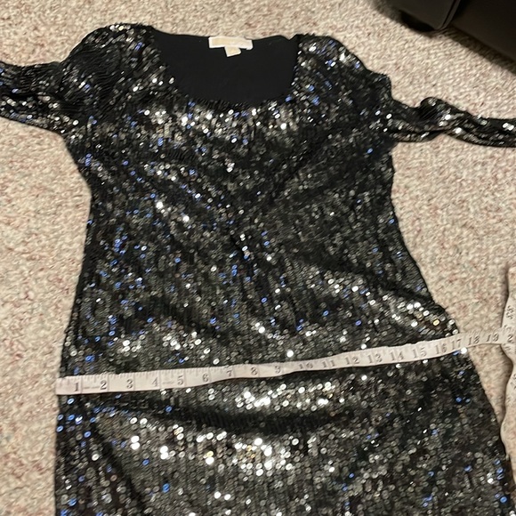 Michael kors - new sequin cowl neck long sleeve dress - Picture 4 of 11